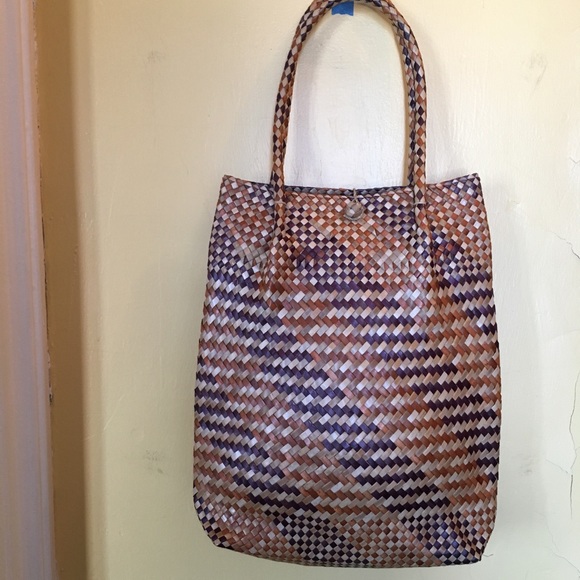 🆕 Natural Raffia Summer Tote - Picture 2 of 8